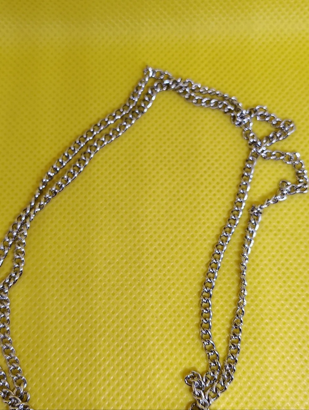 Ornate Silver-tone Cross Pendant Necklace - Picture 3 of 5